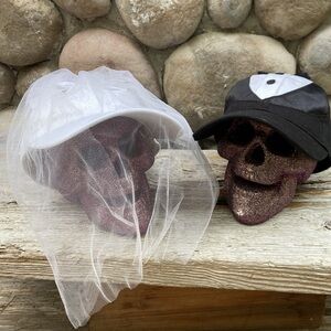 Unique Bride & Groom Hat Set (wedding, honeymoon, anniversary, Halloween…)